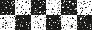 Allda Terrazzo Scacchi 90x30