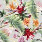 Seamless floral pattern with tropical flowers, watercolor.
