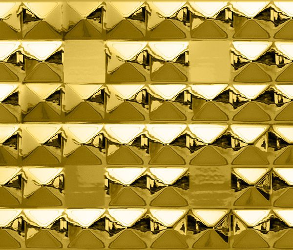Metalico Diamond Gold Mirror 60x30