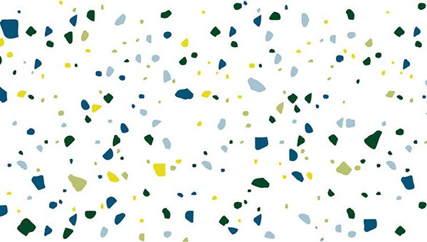 Allda Terrazzo Blu 90x30